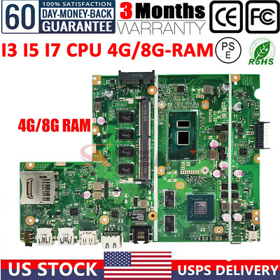X541UV MOTHERBOARD FOR ASUS X541UJ X541UVK X541UQ X541UQK W/ I3 I5 I7 CPU 4G/8G