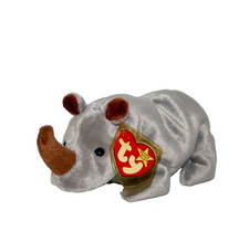 TY Beanie Baby  Spike The Rhinoceros  4060 Tag Errors 1996 NO STAMP