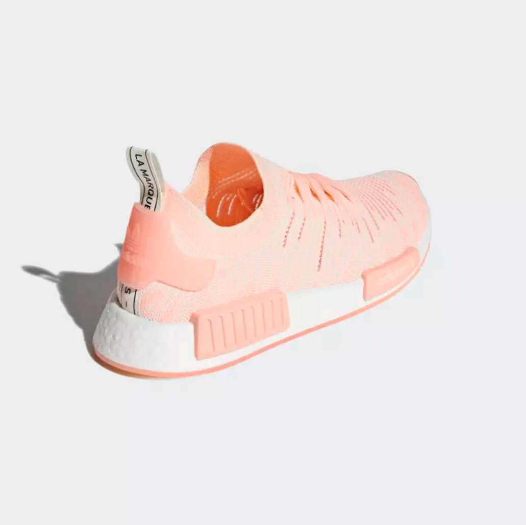 nmd_r1 stlt primeknit shoes clear orange