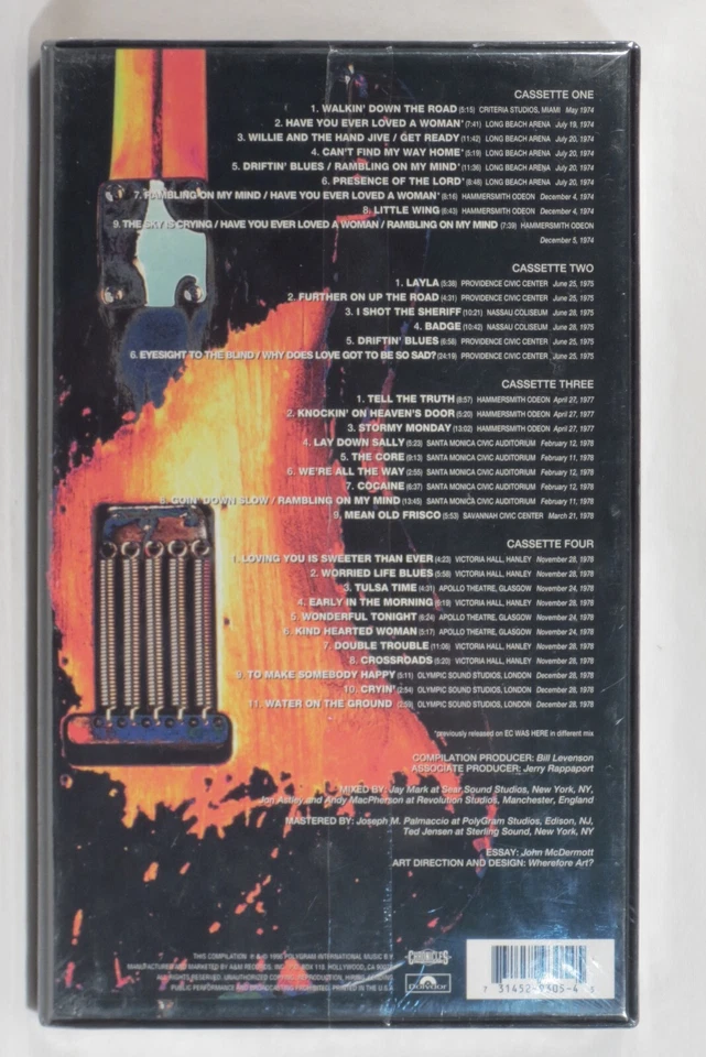 ERIC CLAPTON ‎– Crossroads 2 (Live In The Seventies)  1st US  4 x CS box  SEALED - Image 2 of 4