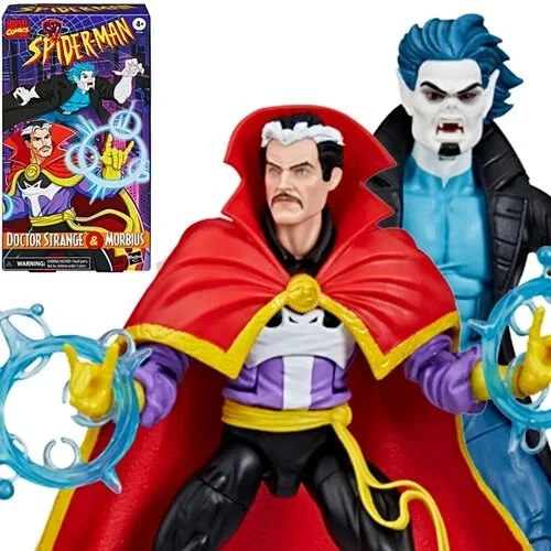 Juego de figuras de acción exclusivo de Spider-Man Marvel Legends Doctor Strange & Morbius Foto 4 de 4