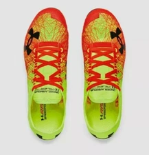 UA Under Armour SpeedForm Miler 2 Track &Field Shoe W/Spikes Mens Sz 12 Yellow