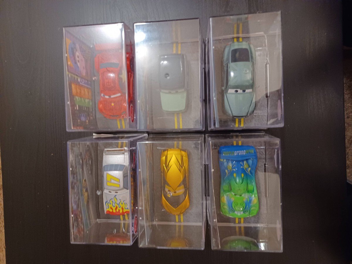 Disney Store Pixar Cars Diecast 1:43 Plastic Display Case Set 6 | eBay