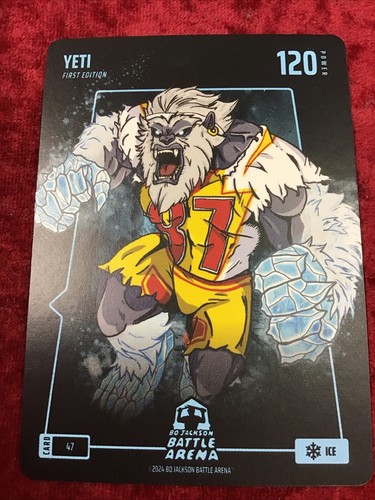 BO JACKSON BATTLE ARENA ~ #47 ~ ICE ~ YETI (TRAVIS KELCE)