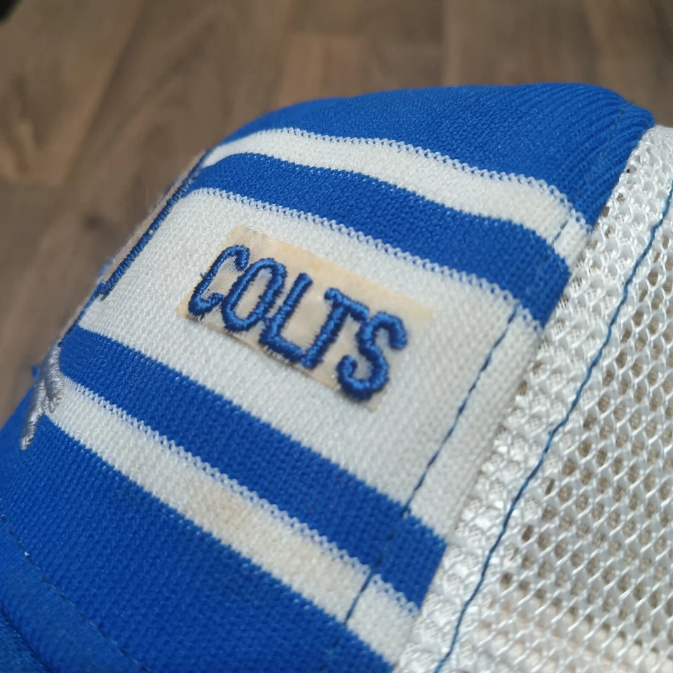 Vintage 1970's Baltimore Colts Blue Snapback Trucker Hat Cap Rare - Image 4 of 4