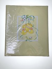 Hallmark Yellow BABY BOOTIES Keepsake Album Book ALB 271-4 11.5" x 9.75" USED