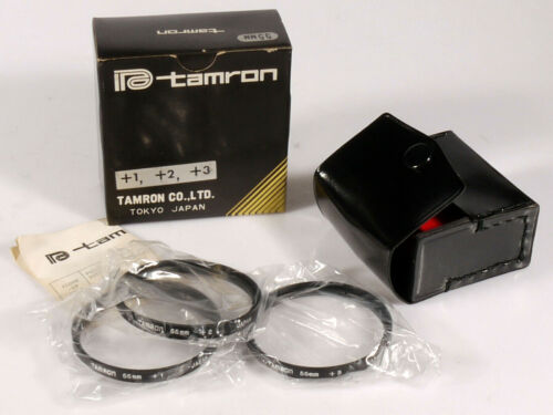 PRL) TAMRON CLOSE UP MACRO LENSES FILTER KIT SET +1 +2 +3 MICRO PHOTOGRAPHY 55mm - Picture 1 of 3