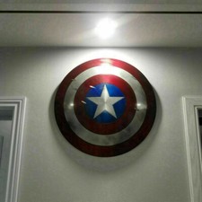 24" Uni Captain America s Shield Metal MCU Captain America Shield Movie Prop