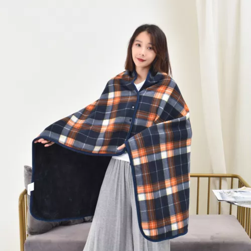 Shawls Lattice Wrap Cape Nap Cloak Blanket Gift Soft Warm Shawl Flannel Blanket - Picture 17 of 32