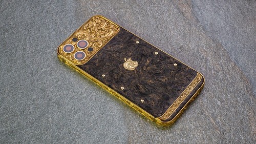 Custom Apple Iphone 13 Pro Max 512gb 24k Gold V Carbon Edition Ebay