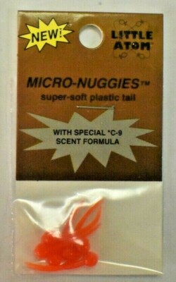 Little Atom Nuggie Soft Plastic Panfish Baits Micro Nuggies (6 Pieces per pack)