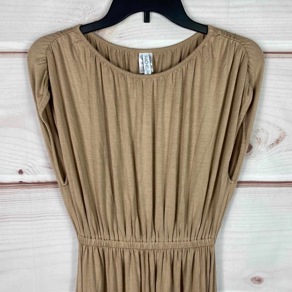 Vestido Rachel Pally Mujer Grande Barlow Maternidad Gorra Manga Beige Modal Jersey Foto 2 de 4