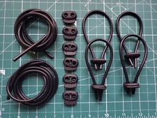 BUNDLE Conductive Silicone Rubber TENS / ESTIM / E-STIM Machine 4mm OD 1.75mm ID