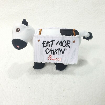 Chic Fil A (Eat Mor Chikin) Plush 6'' Cow 500.  2017  