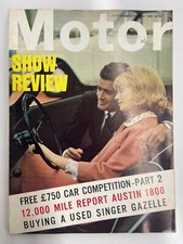 Vintage Motor Magazine Show Review October 1965