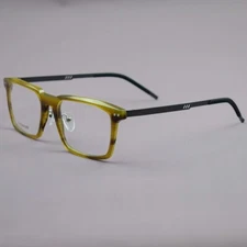 Retro Acetate Titanium  Eyeglasses Frame Women Men Reading Lightweight Eyewear