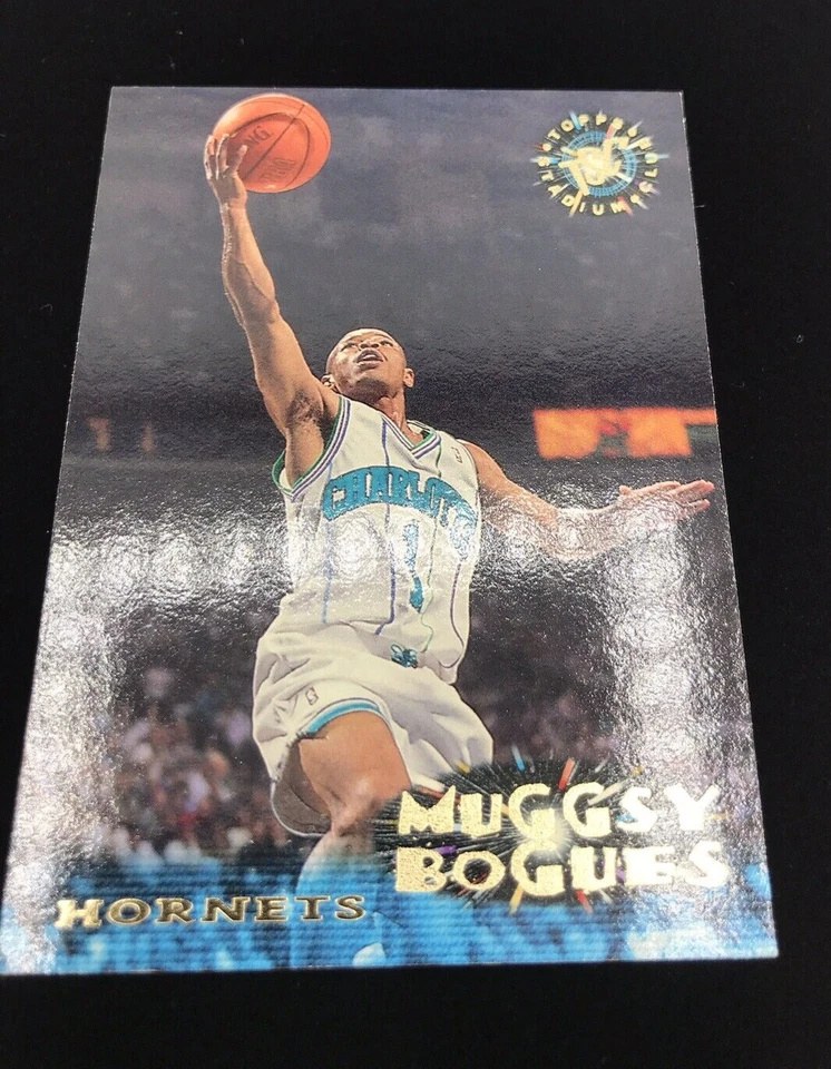 Muggsy Bogues 1995-96 Topps Stadium Club NBA Basketball #65 Charlotte Hornets - Image 2 of 3