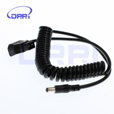 D-Tap to DC 5.5x2.5mm Coiled Cable for Power ATOMOS Ninja from V mount battery