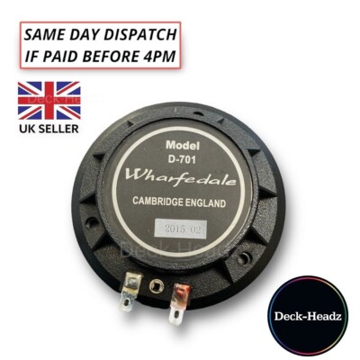 Wharfedale D-701 Kompressionstreiber 8 Ohm Ersatzmembran BESSERE VERSION
