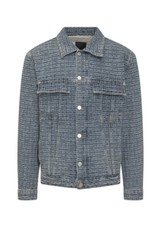 GIVENCHY 1650 Denim Jacquard 4G Motif Jacket  Authentic.