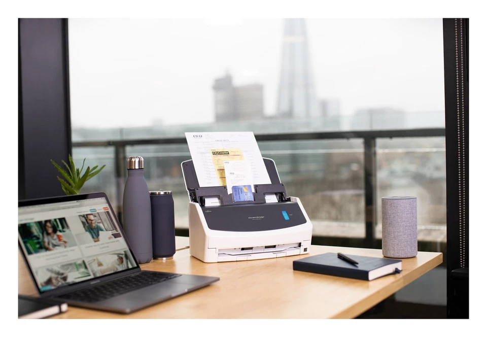 Fujitsu Scanner 600DPI SCANSNAP Ix1400 White e Grey PA03820 B001 - Immagine 3 di 3