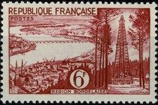 FRANCE  1955 RÉGION BORDELAISE  YT n° 1036  Neuf ★★ luxe / MNH (A)