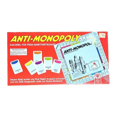 Neu Anti Monopoly Brettspiel Gesellschaftsspiel 70er 80er Jahre rar Sealed spiel - Bild 1 von 4