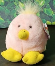 Puffkins Easter Chirps Plush Chick Stuffed Animal Swibco Vintage w/tag