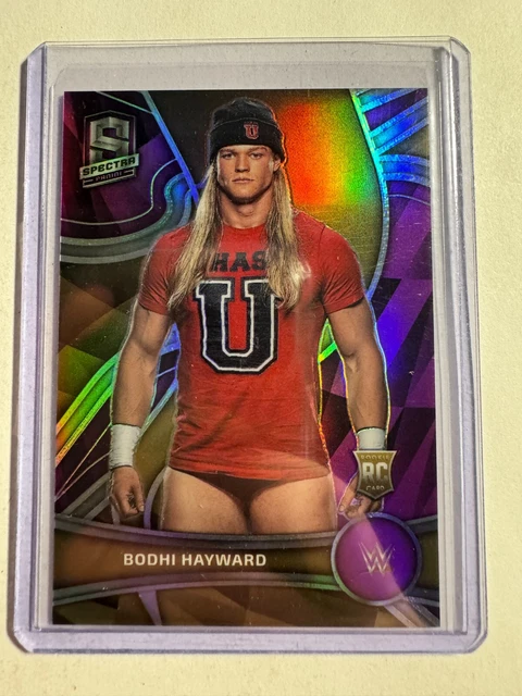 K151,338 - 2022 Panini Chronicles WWE Purple #380 Bodhi Hayward/Spectra #/49