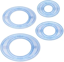 Creative Memories Oval Custom Cutting System Template 4 Piece Set Brand New