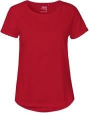 Damen Roll Up Sleeve T-Shirt / Single Jersey Strick  | Neutral | O80012