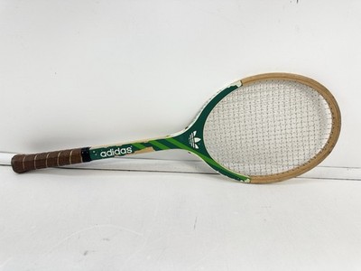 vintage an・an no.10 Vintage Tennis Racquet Adidas Junior Model ADS 010 Green Antique