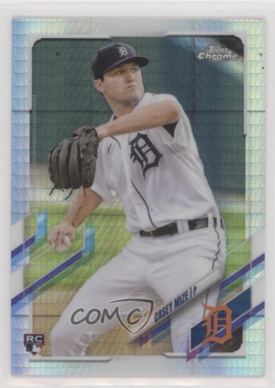 2021 Topps Chrome Prism Refractor Casey Mize #4 18uq