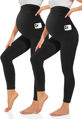 TNNZEET Umstandsleggings Damen Umstandsmode Blickdicht Schwangerschaft Leggings 