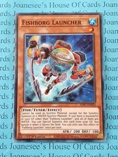 SDFC-DE024 Fishborg Launcher Yu-Gi-Oh Karte 1. Auflage Neu