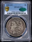 1889-CC $1 Morgan Silver Dollar PCGS F 12 CAC