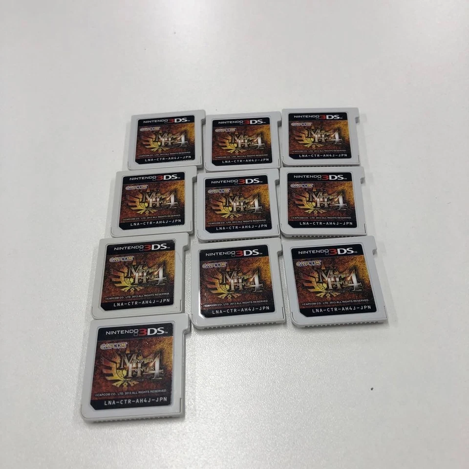 Nintendo 3DS Monster Hunter 4 Paquete 10 Copias Videojuego Todas las Regiones Foto 4 de 4