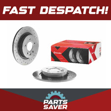 2x Brake Discs Pair fits FORD C-MAX TDCi Rear 2.0 1.8D 2.0D 07 to 10 280mm Set