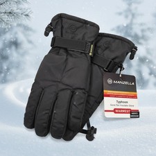 Winter Glove Manzella Men's MEDIUM Black Gore-Tex Typhoon Insulated Waterproof