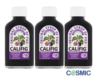 3 X Califig Syrup Of Figs 100ml | Digestive Health | Natural Laxative