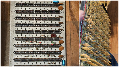 405 Grams Vintage High Grade IC Wire-Wrap Augat Board Scrap Gold Recovery 1970s