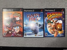 3 Sony PlayStation 2 Games Portal Runner Happy Feet Fairy Odd Parents Everyone