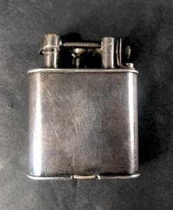 Vintage Dunhill Unique Lift Arm Lighter Other Patents Pending Switzerland