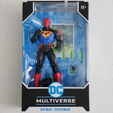 McFarlane DC Multiverse Batman Superman Fusion World's Finest 7 Figure New