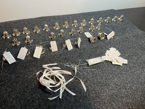 Wedding Ceremony Bells Lot w/ Poem Tags Ring Before Kiss Silver Bells