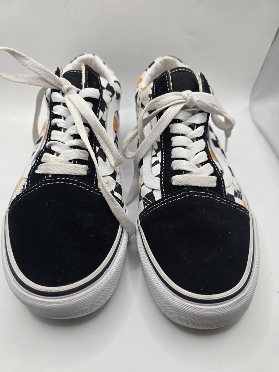 Vans Old Skool Daisy Checkered They Love Me They Love Me Not Sneakers. Ladies 10 View 3