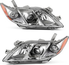 Headlight Assembly Compatible with 2007-2009 Toyota Camry 2007 2008 2009 Camry E