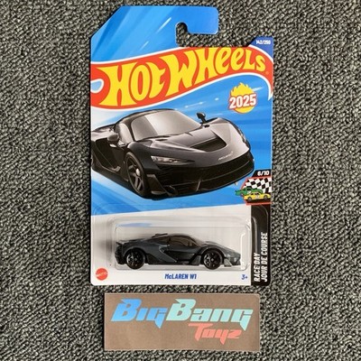 Hot Wheels McLaren W1 Black #142 Mainline 2025 Case Q (In-Stock