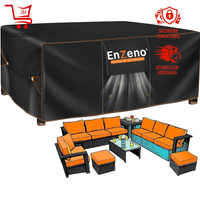 GartenmöBel Abdeckung 300X250X100Cm Wasserdicht 420D Oxford Winterfest
