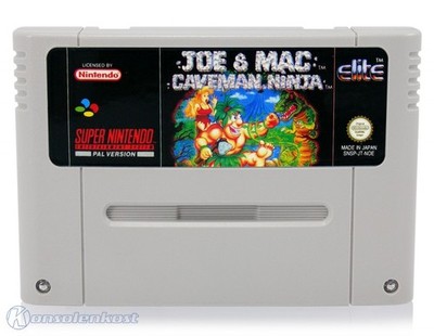 Nintendo SNES Spiel - Joe and Mac Spiel - Caveman Ninja Modul